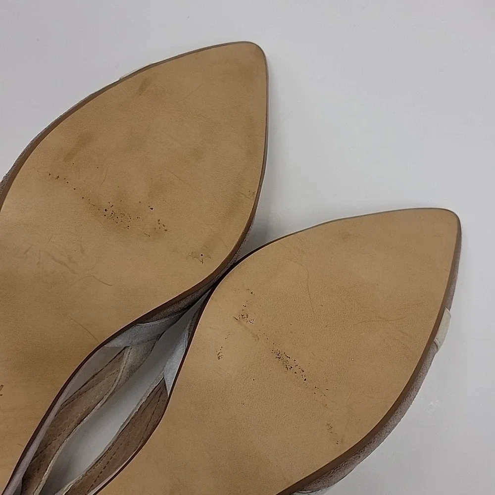 Nina Originals Agenda Suede Pastel Color Block Cut Out Heels US Size 10 Pretty